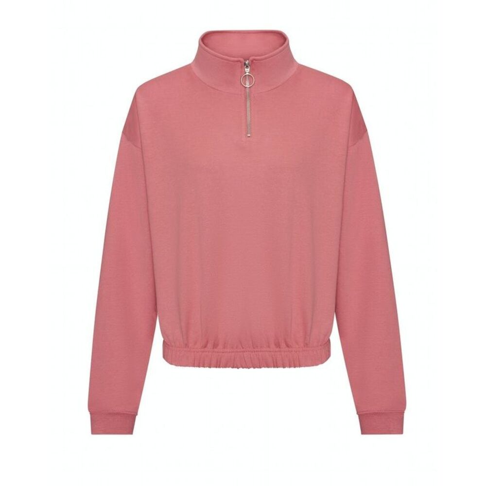 Awdis Womens/Ladies Cropped Sweatshirt / Dusty Rose